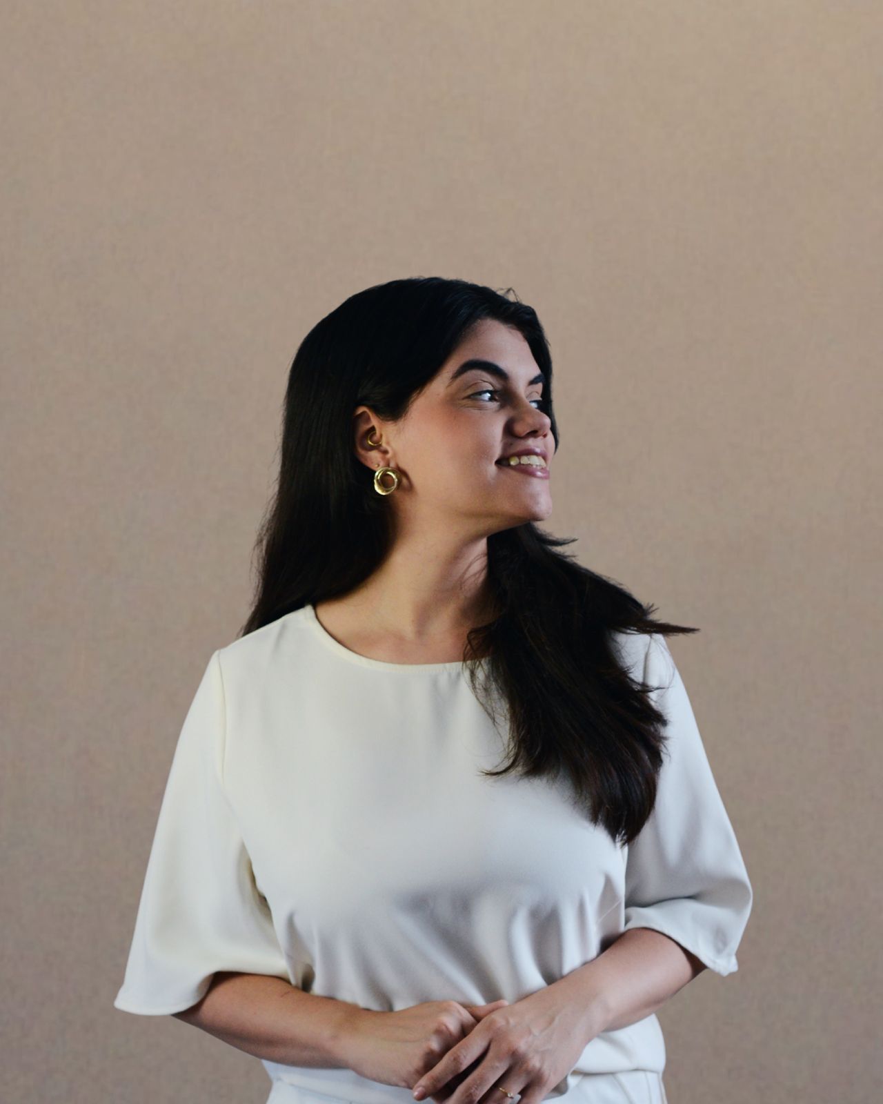 Anna Eliza Feliciano no consultório